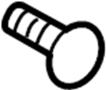 View Clip. Weatherstrip. Retainer. (Front, Rear, Upper, Lower) Full-Sized Product Image 1 of 7