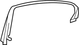 View Trim. Molding. (Rear, Upper) Full-Sized Product Image 1 of 3