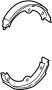 View Parking Brake Shoe Full-Sized Product Image 1 of 4