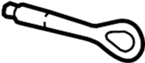 View Hook. Tow. (Front, Rear) Full-Sized Product Image 1 of 5
