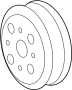 View Engine Water Pump Pulley Full-Sized Product Image