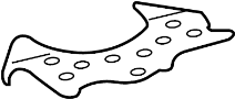 View Bracket. Mount. Engine. (Front, Lower) Full-Sized Product Image
