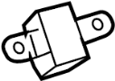 View Liftgate Bump Stop (Left, Rear, Lower) Full-Sized Product Image