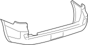View Bumper Cover (Rear) Full-Sized Product Image 1 of 2