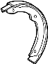 View Parking Brake Shoe Full-Sized Product Image 1 of 5