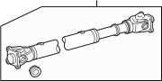 Image of Drive Shaft image for your 2004 TOYOTA LAND CRUISER