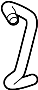 View Hose. Inverter. COOLI. Drive Motor Radiator. Engine Coolant. Water.  Full-Sized Product Image 1 of 2