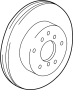 View Disc Brake Rotor (Front) Full-Sized Product Image 1 of 2