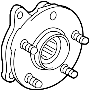 View Wheel Bearing and Hub Assembly (Front) Full-Sized Product Image 1 of 2