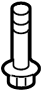 View Bolt. Suspension. Crossmember. Mount. (Front, Rear, Upper) Full-Sized Product Image