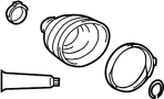 View CV Joint Boot Kit (Front) Full-Sized Product Image 1 of 2