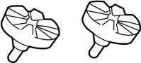 View Cushion. Bracket. Insulator. ABS. (Lower) Full-Sized Product Image