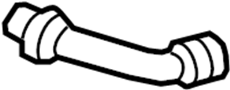 View Filler. Hose. Fuel. Pipe. (Front, Lower) Full-Sized Product Image 1 of 3