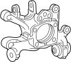 View Knuckle. Carrier SUB - Assembly. Carrier, Axle. Steering. Suspension. (Rear) Full-Sized Product Image