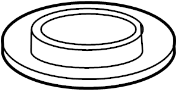 View Coil Spring Insulator (Rear, Lower) Full-Sized Product Image 1 of 8