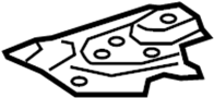 View Bracket. Floor. Plate. Pan. Brace. (Front, Rear, Lower) Full-Sized Product Image