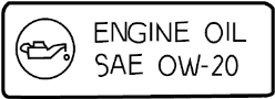 View Oil. Engine. Caution. Label.  Full-Sized Product Image 1 of 10