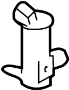 View Headlight Washer Pump Full-Sized Product Image 1 of 4