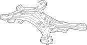 View Suspension Subframe Crossmember (Rear) Full-Sized Product Image