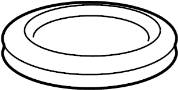 View Coil Spring Insulator (Rear, Lower) Full-Sized Product Image 1 of 4