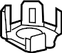View FUEL PUMP SUPPORT. SUPPORT, FUEL SUCTIO.  Full-Sized Product Image 1 of 2