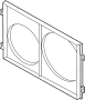 View Engine Cooling Fan Shroud (Front) Full-Sized Product Image
