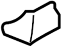 View Fender Apron Reinforcement Bracket (Front) Full-Sized Product Image