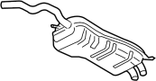View Exhaust Muffler (Rear) Full-Sized Product Image