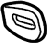 View Exterior Door Handle Gasket Full-Sized Product Image