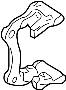 View Disc Brake Caliper Bracket Full-Sized Product Image