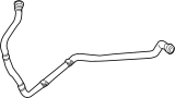 View Secondary Air Injection Pump Hose (Lower) Full-Sized Product Image