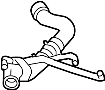 View Radiator Coolant Hose (Upper) Full-Sized Product Image