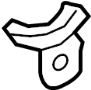 View Muffler. Bracket. (Front, Rear) Full-Sized Product Image