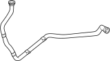 View Secondary Air Injection Pump Hose (Lower) Full-Sized Product Image