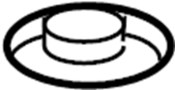 View Coil Spring Insulator (Upper, Lower) Full-Sized Product Image