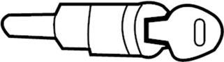 View Ignition Lock Cylinder Full-Sized Product Image 1 of 1