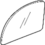 View Door Mirror Glass Full-Sized Product Image