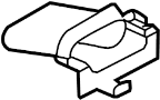 View Fuel Line Bracket. Fuel Tank Vent Hose Bracket. Pipe bracket.  Full-Sized Product Image 1 of 2
