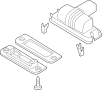 View License Plate Light Assembly Full-Sized Product Image
