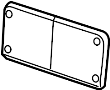 Image of License Plate Bracket image for your 2005 Volkswagen Jetta Wagon  GLS Wagon 