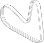 View Serpentine Belt Full-Sized Product Image