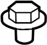 View Bolt. Fender. Bracket. Support. (Front, Rear, Upper, Lower) Full-Sized Product Image