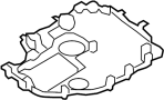 View Engine Oil Sump Windage Tray. Insert. Oil Pan Baffle.  Full-Sized Product Image