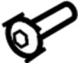 View Bolt. Oil. Cooler. Screw. (Upper) Full-Sized Product Image