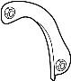 View SUPPORT. Turbocharger Brace. Turbocharger Mount Heat Shield Bracket.  Full-Sized Product Image