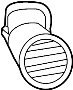 View Dashboard Air Vent Full-Sized Product Image