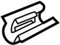 View Clip. Panel. Retainer. Instrument. Cover. (Front, Upper, Lower) Full-Sized Product Image