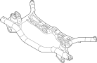 View Suspension Subframe Crossmember (Upper) Full-Sized Product Image