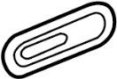 View Door Interior Trim Panel Grommet. Door Shell Grommet.  Full-Sized Product Image