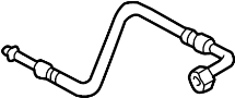 View A/C Refrigerant Discharge Hose Full-Sized Product Image 1 of 1